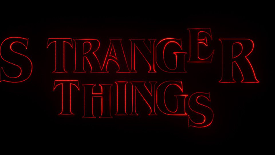 Stranger Things opening titles