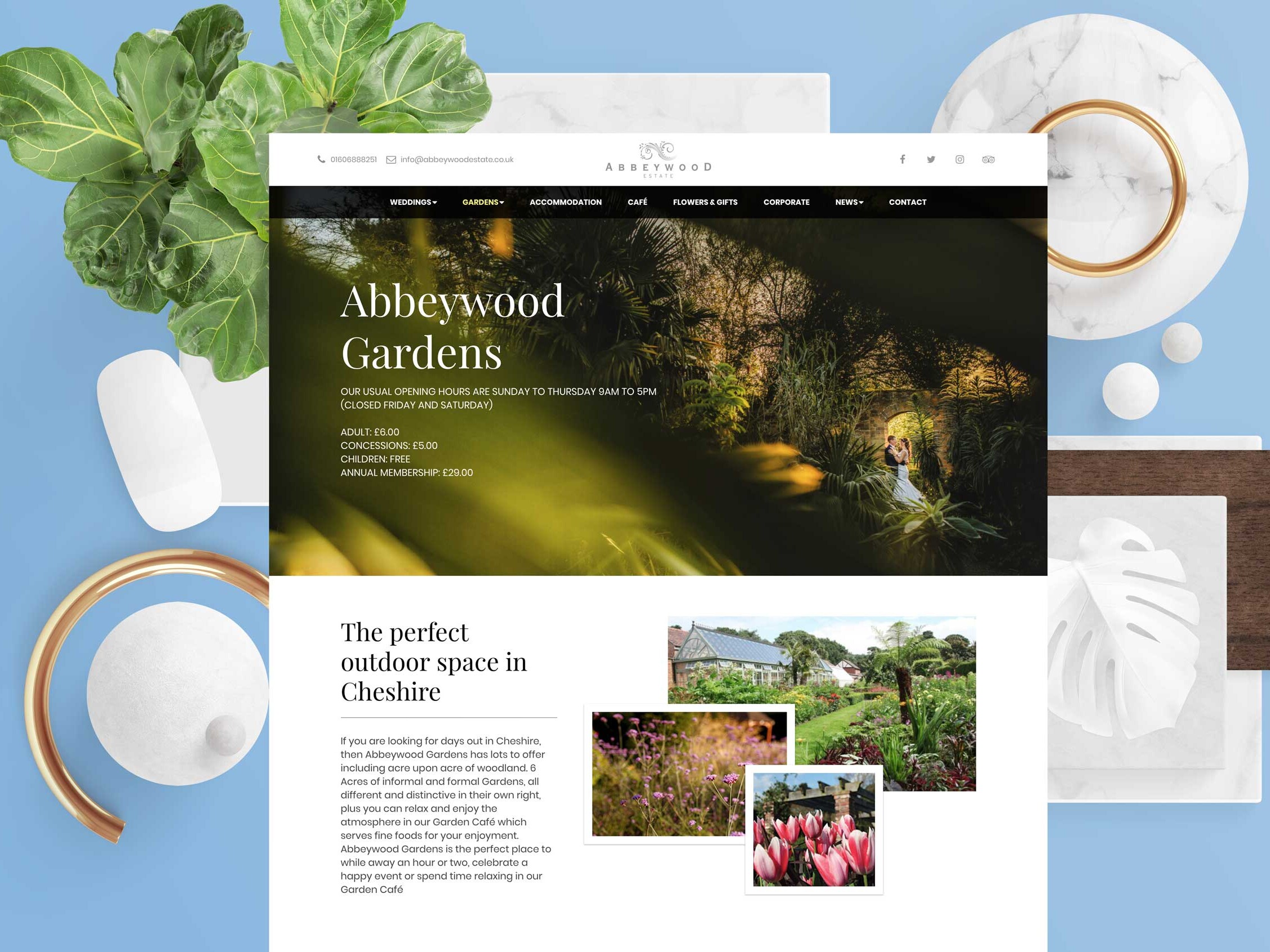 Brochure, website and marketing strategy for Abbeywood Estate